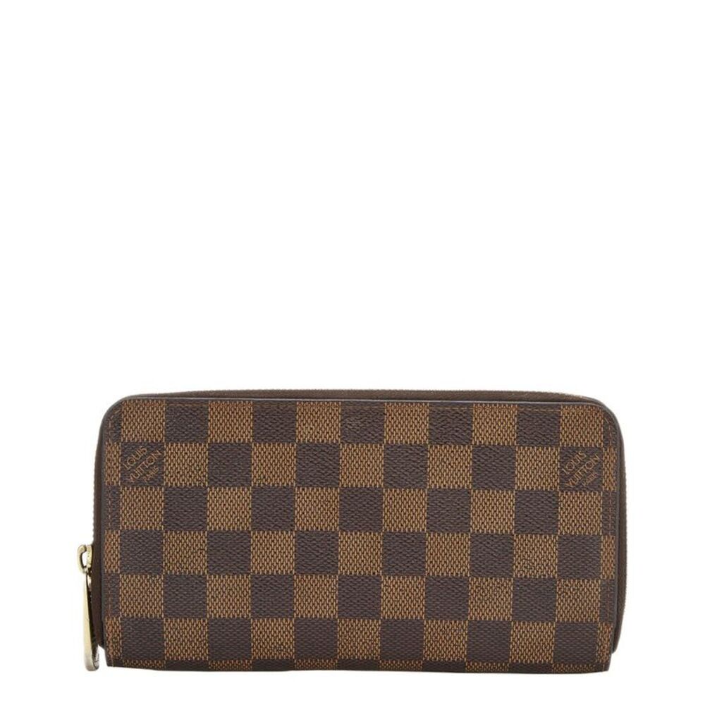 Louis Vuitton Brown Damier Ebene Coated Canvas Zippy Continental